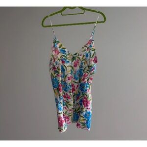 Morgan Taylor‎ VINTAGE Nightie Night Slip Sleep Dress Floral Large
